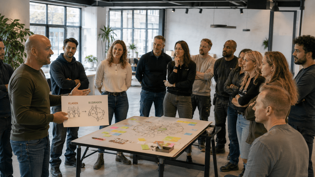 Training van klagen naar bijdragen