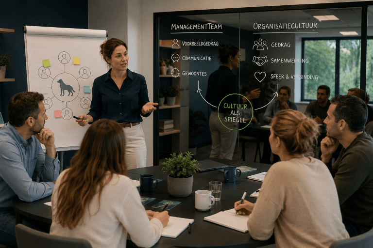 Training gebruik je bedrijfscultuur als een spiegel
