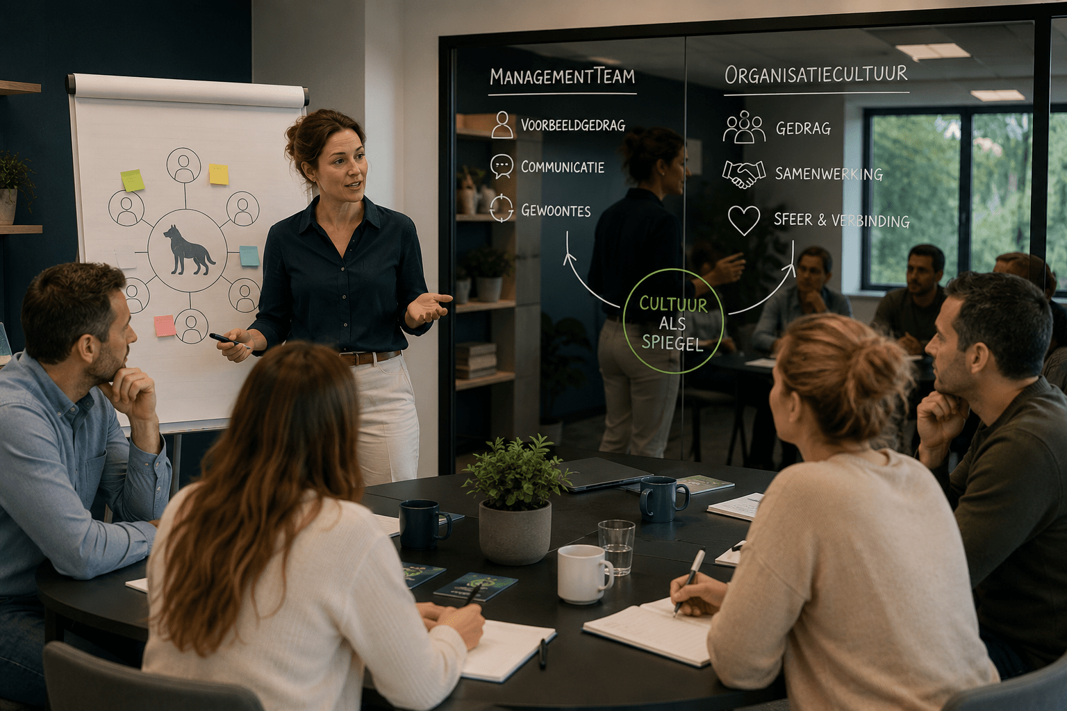 Training gebruik je bedrijfscultuur als een spiegel